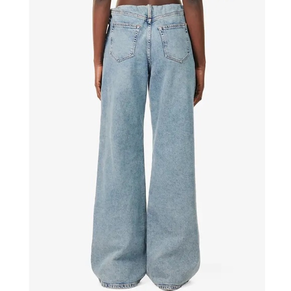 Good American Wide Leg Pull On Jeans - Picture 2 of 13